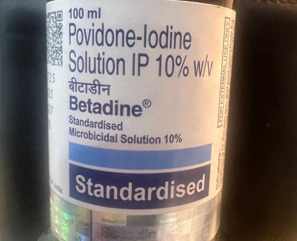 Povidone Iodine Solution IP 10% w/v