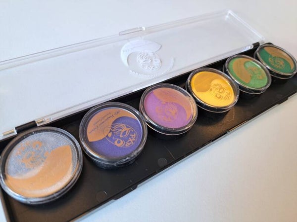 Pressed powder palet 6 kleuren