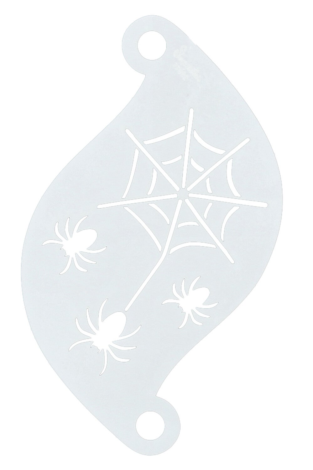 Schmink sjabloon Scary Spider