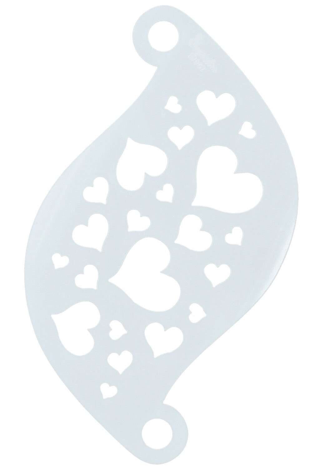 Schmink sjabloon Hearts