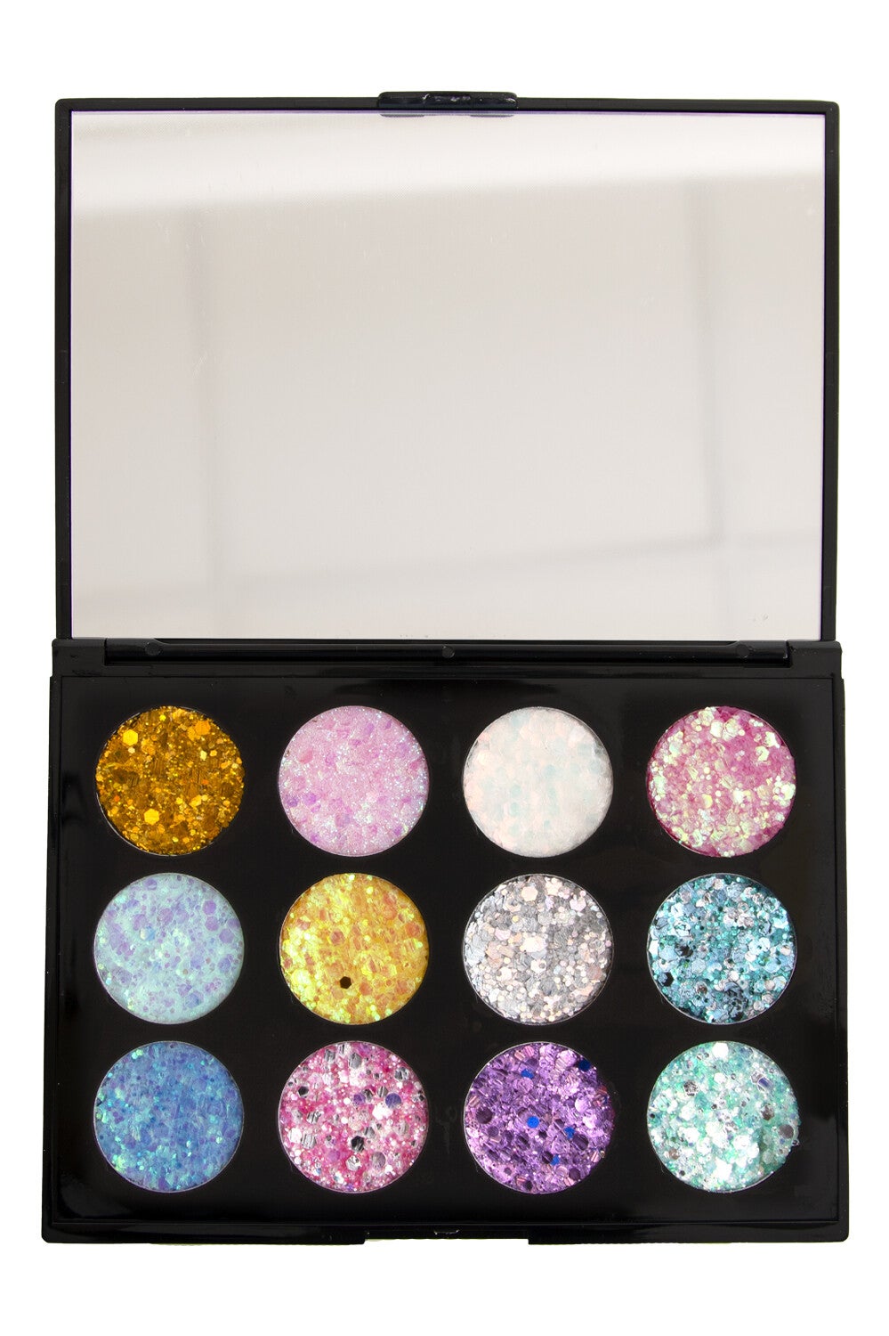 PXP palette L'Hiver pressed chunky glitter cream 12 kleuren