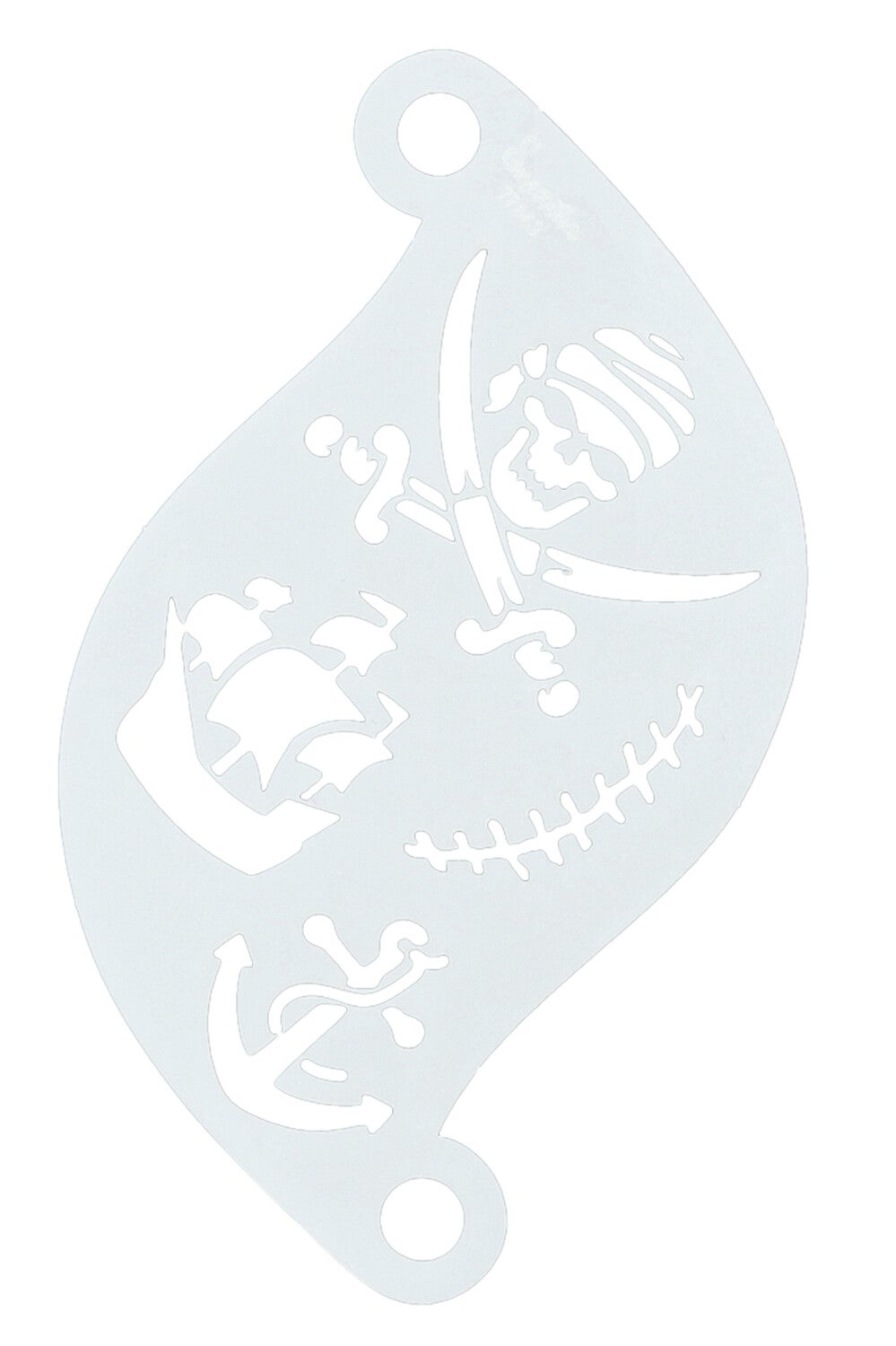 Schmink sjabloon Pirate