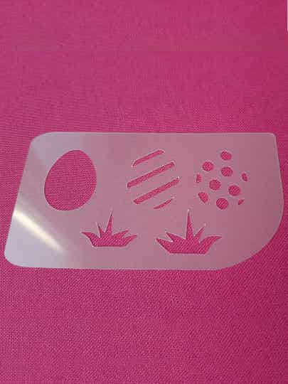 Schmink sjabloon Paasei klein