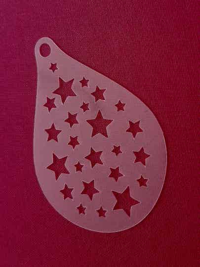 Schmink sjabloon Sterren