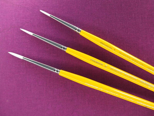 Kingart brushes round 1-2-3