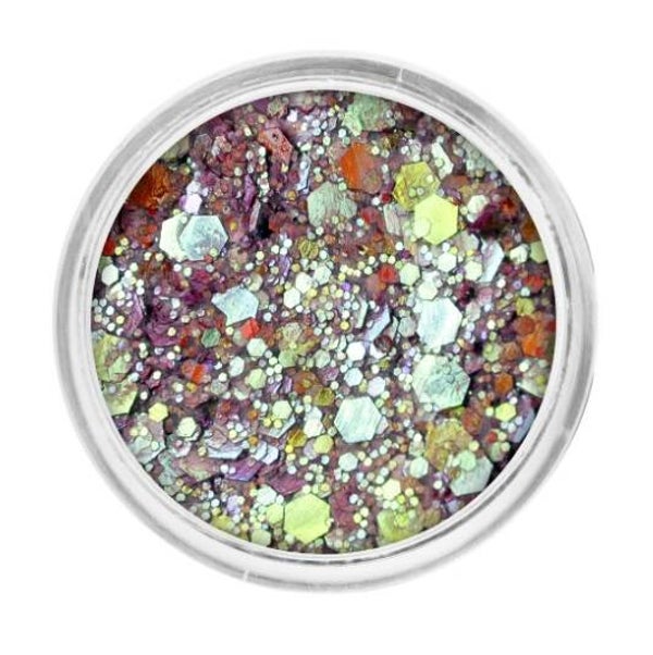 PXP pressed chunky holographic glitter cream Solar Flare