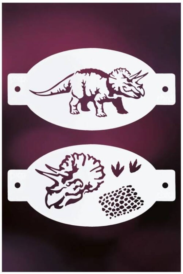 PXP stencil Triceratops 2 stencils