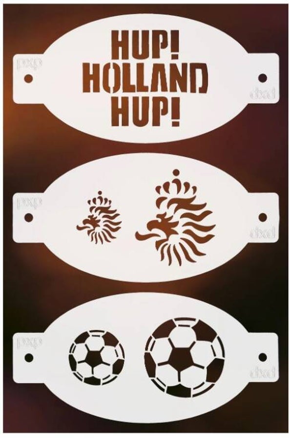PXP stencil voetbal hup holland hup