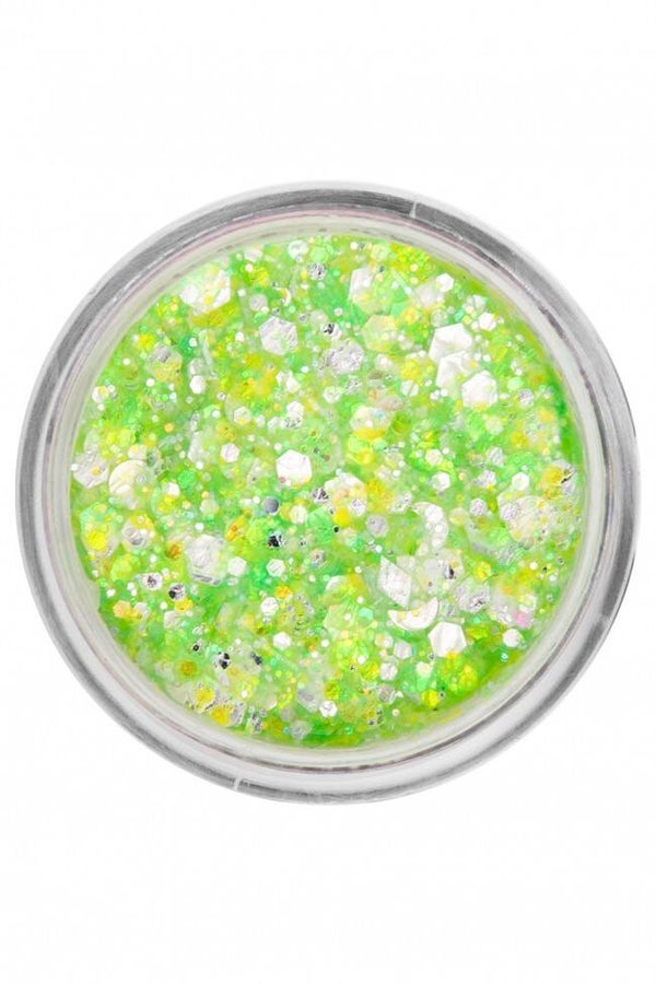 PXP pressed chunky glitter cream neon green candy