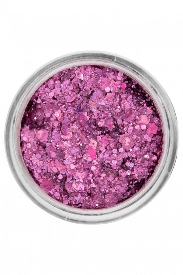 PXP pressed chunky glitter cream sweet pink