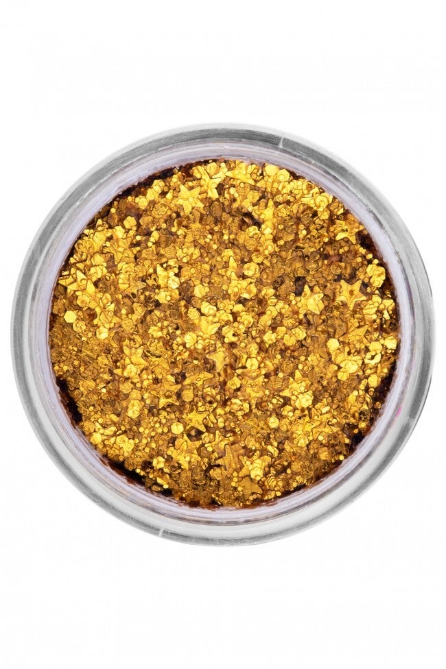 PXP pressed chunky glitter cream gold bar