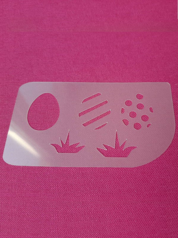 Schmink sjabloon Paasei klein