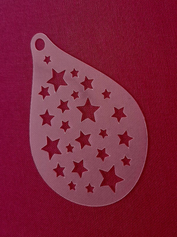 Schmink sjabloon Sterren