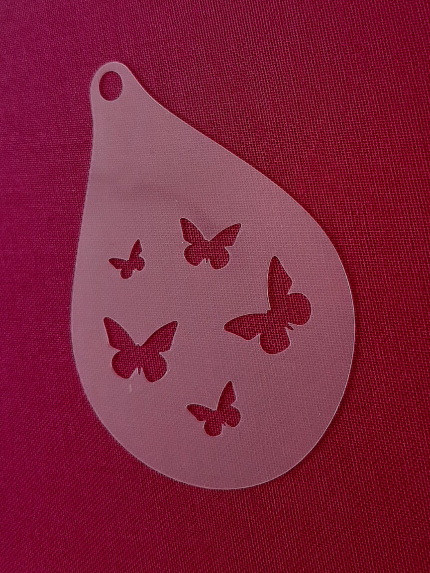 Schmink sjabloon Vlinder