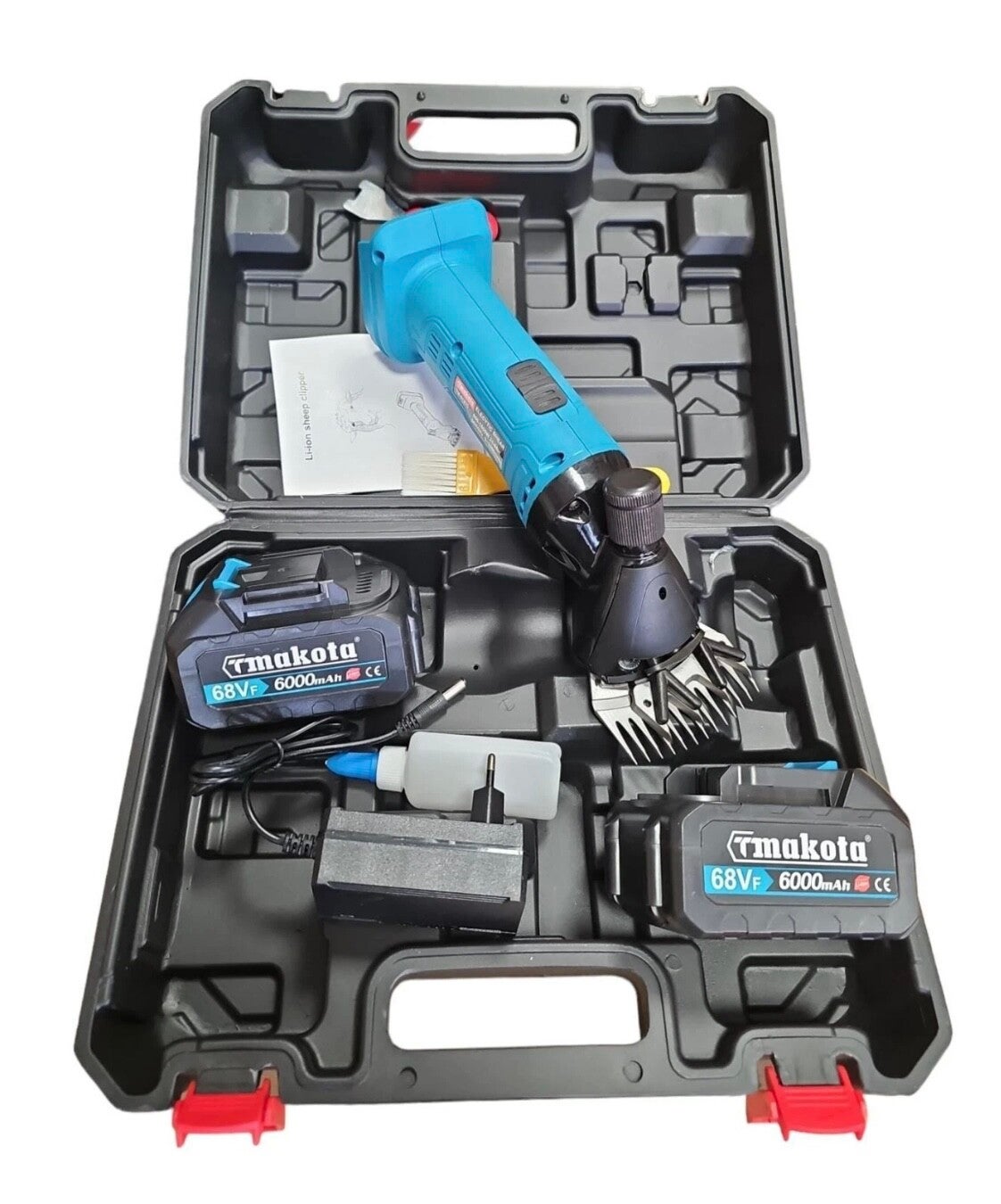Tosapecore a  doppia batteria 68v 6ah tosatrice pecora 800-1500w