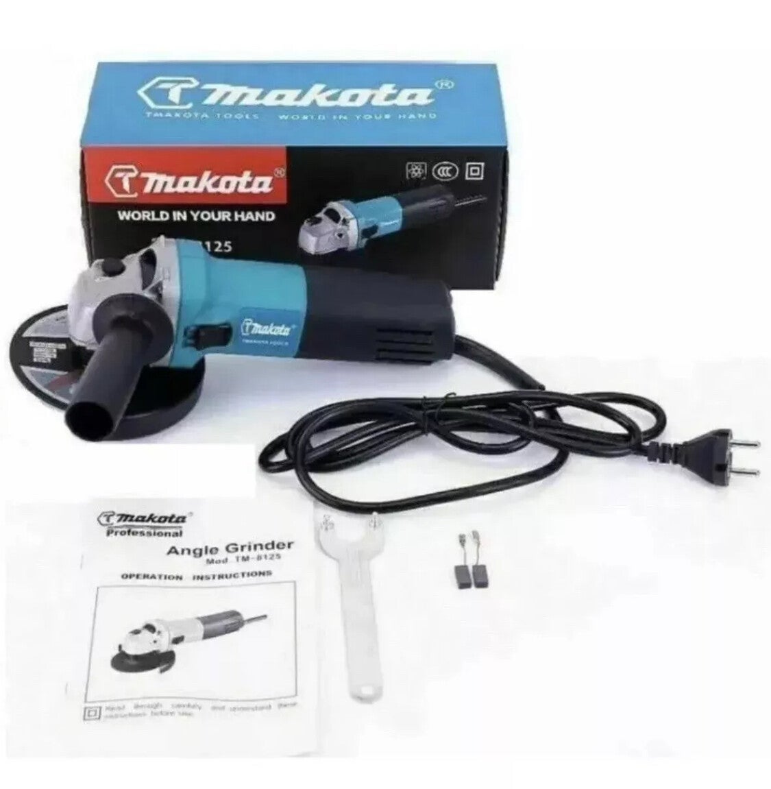 Smerigliatrice flex angolare elettrica 1000W regolazione elettronica velocità