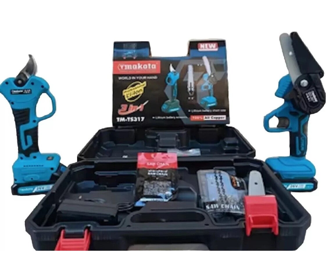 Kit Potatura 2in1 Motosega Forbice Cesoia