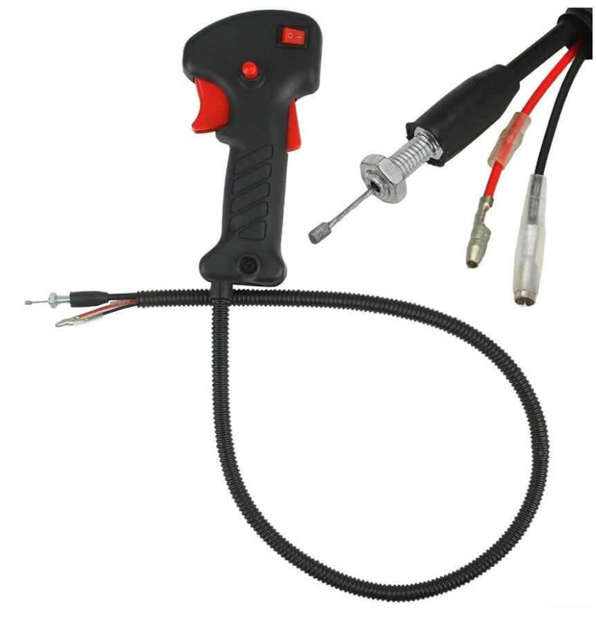 Interruttore con manico per decespugliatore
