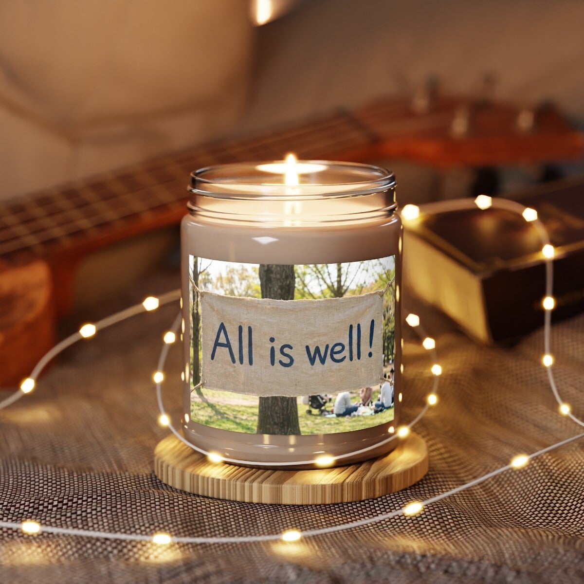 All Is Well!- Soy Candle — 9oz Scented Jar with White Lid