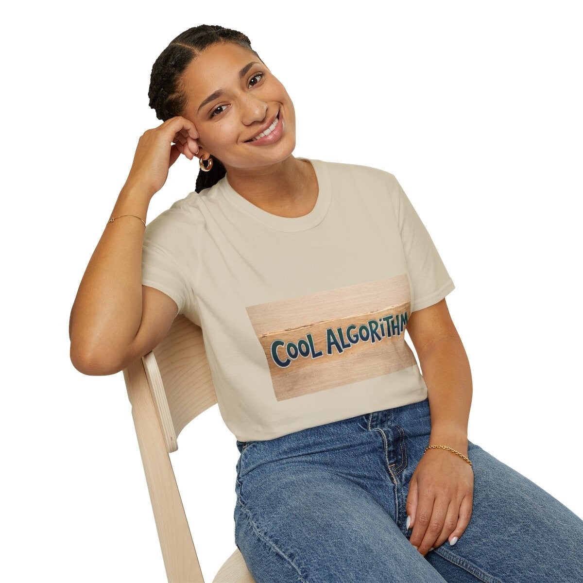 Cool algorithm T-Shirt 'Algorithm' Text Tee for Coders & Tech Enthusiasts