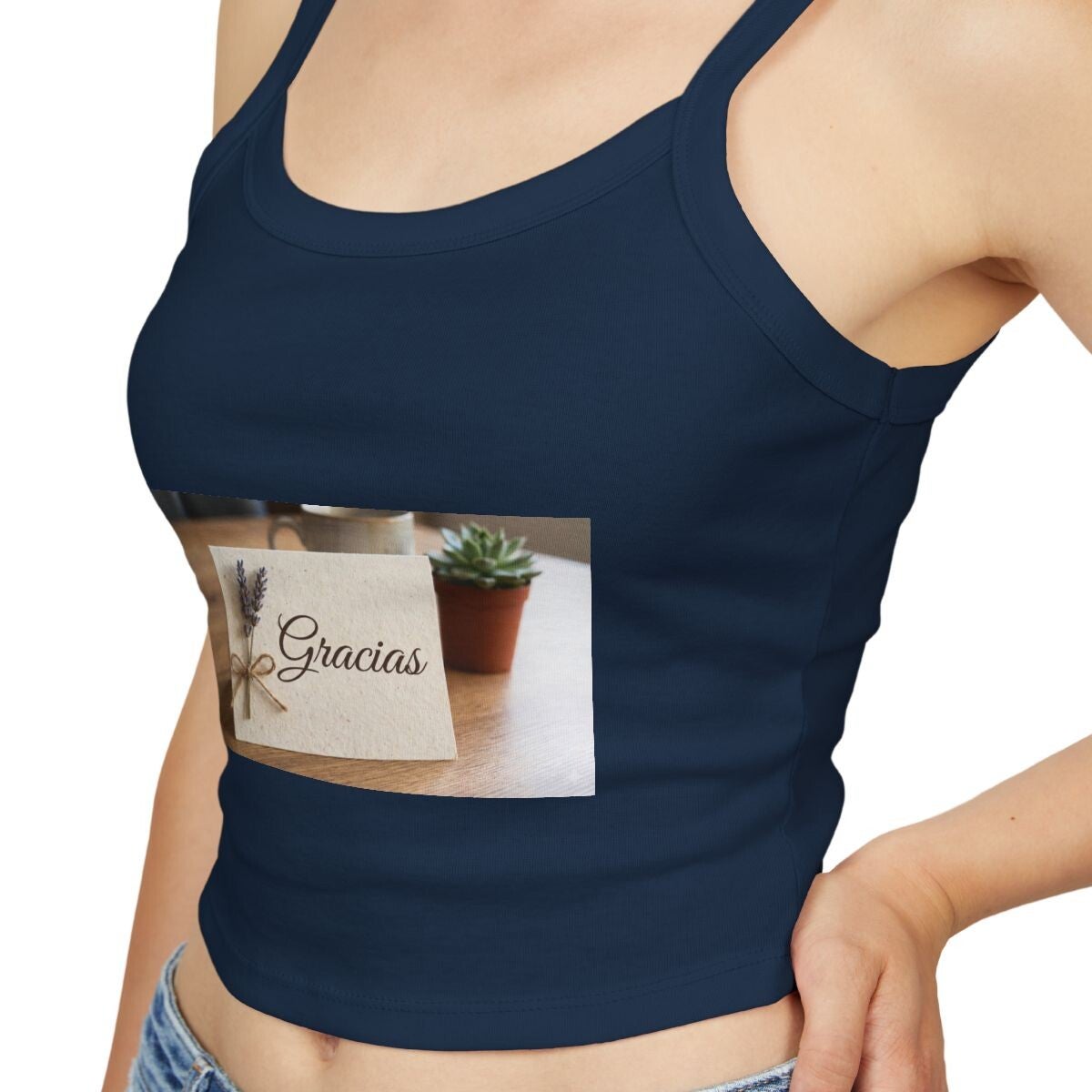 Gracias Spaghetti Strap Tank Top