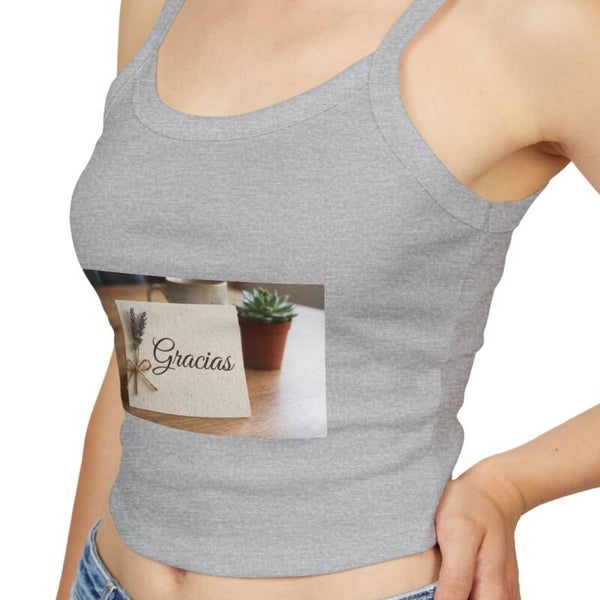 Gracias Spaghetti Strap Tank Top