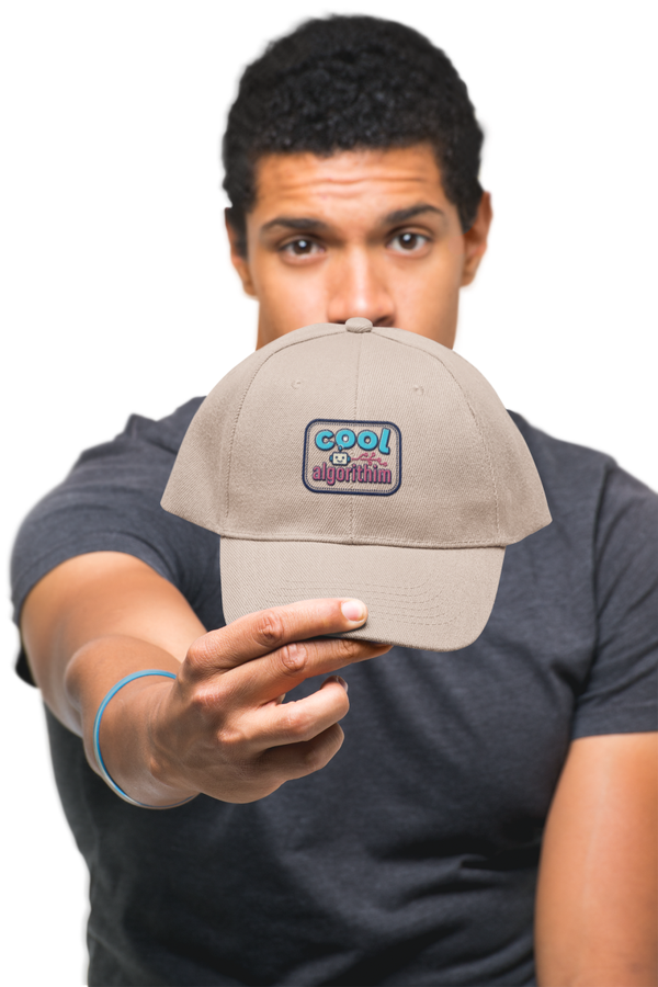 "Cool Algorithm" Embroidered Dad Hat -  Funny Office Teamwork Summer Cap -Unisex