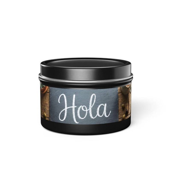 Tin can candle-Hola