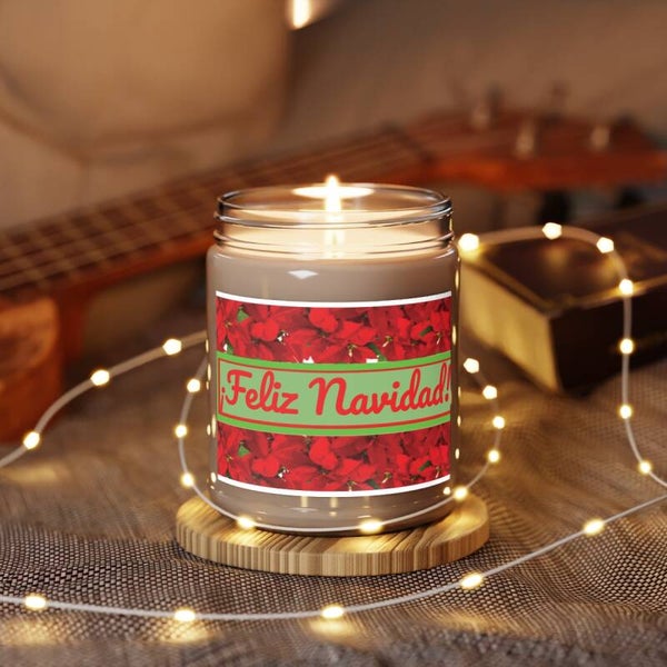 Feliz Navidad 9 oz scented candle