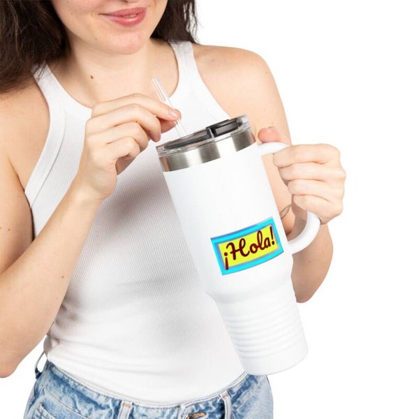 Discover the perfect companion for all your adventures with this Insulated Travel Mug