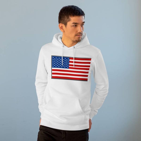 United States Flag-Unisex Cruiser Hoodie