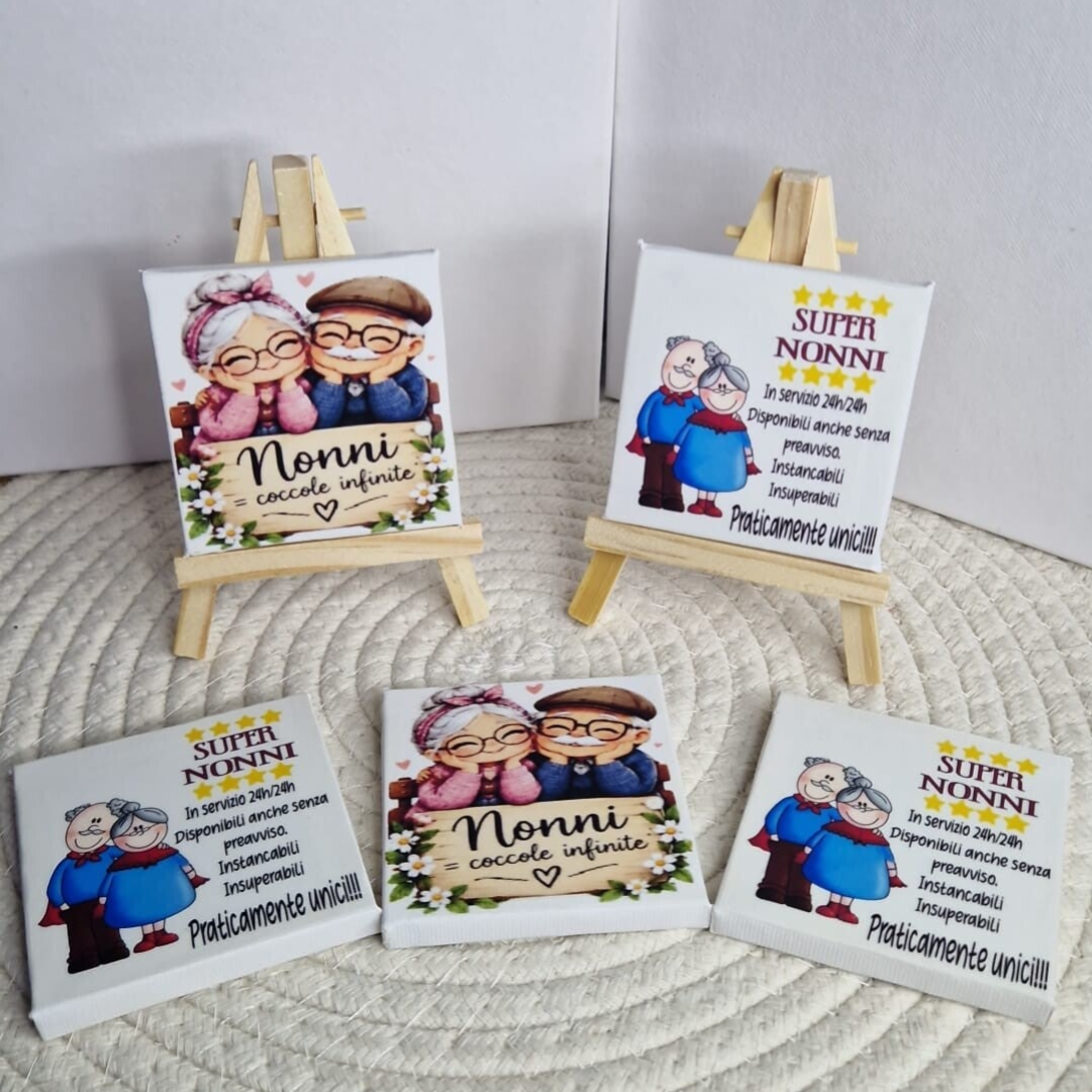 Quadretti nonni su tela