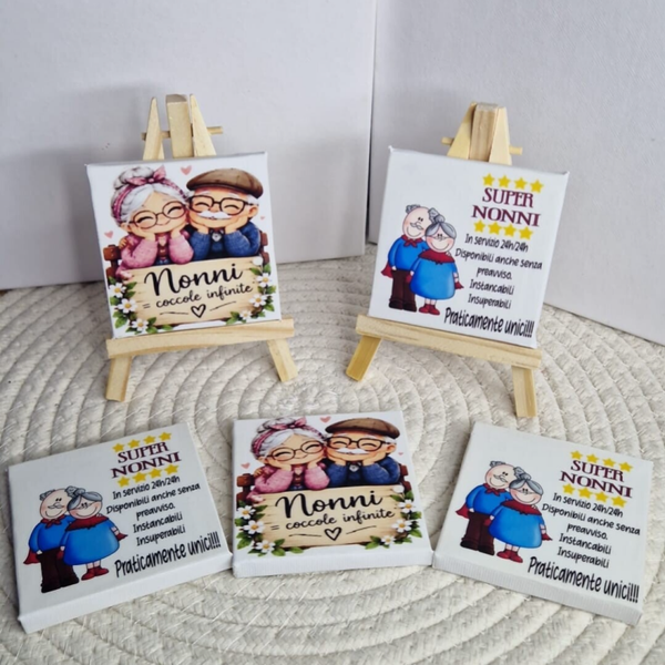 Quadretti nonni su tela