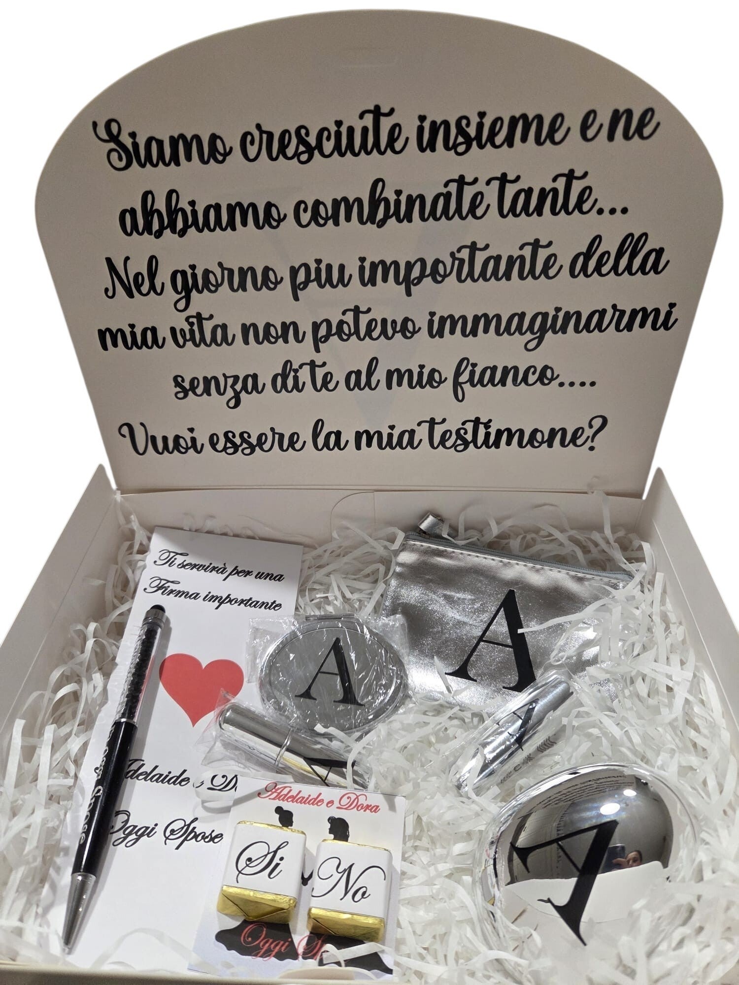 Box Proposta Testimone di Nozze Personalizzabile