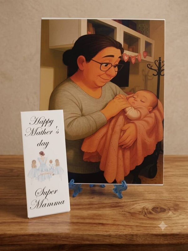 Ritratto di Famiglia Personalizzato in Stile Cartone Animato