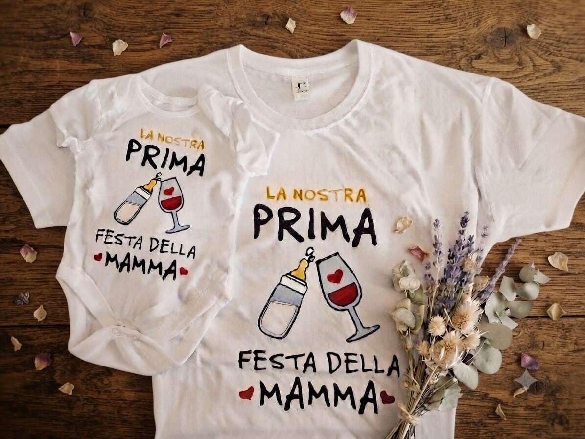 Set Mamma e Bebè Personalizzato – La nostra prima Festa della Mamma 🤍
