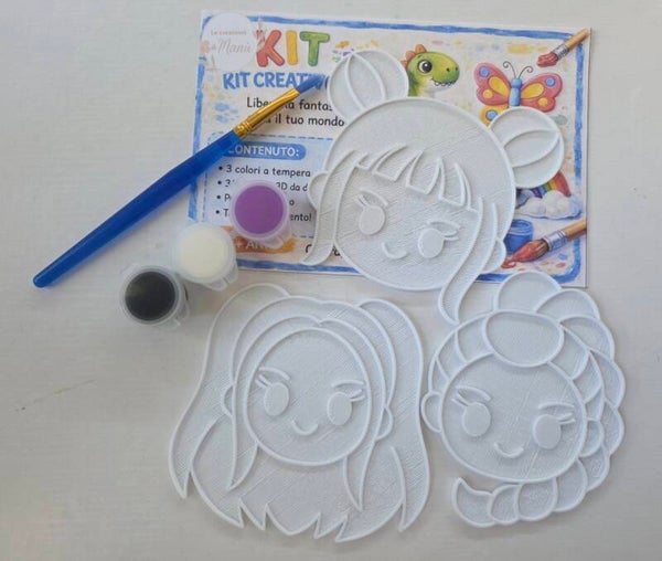 Kit Creativo da Colorare per Bambini