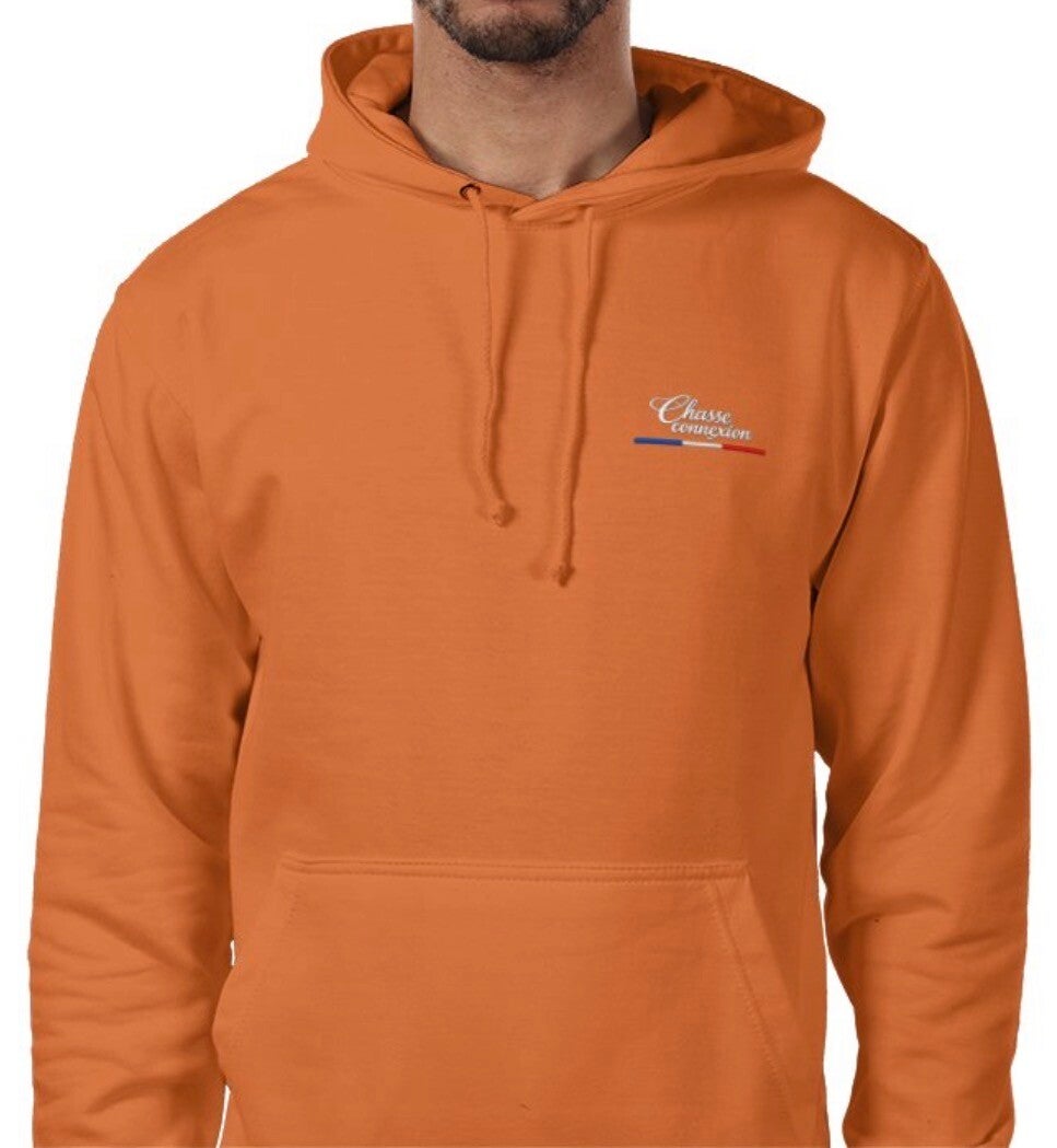 Sweat-shirt à capuche « Du rapproché à la menée »