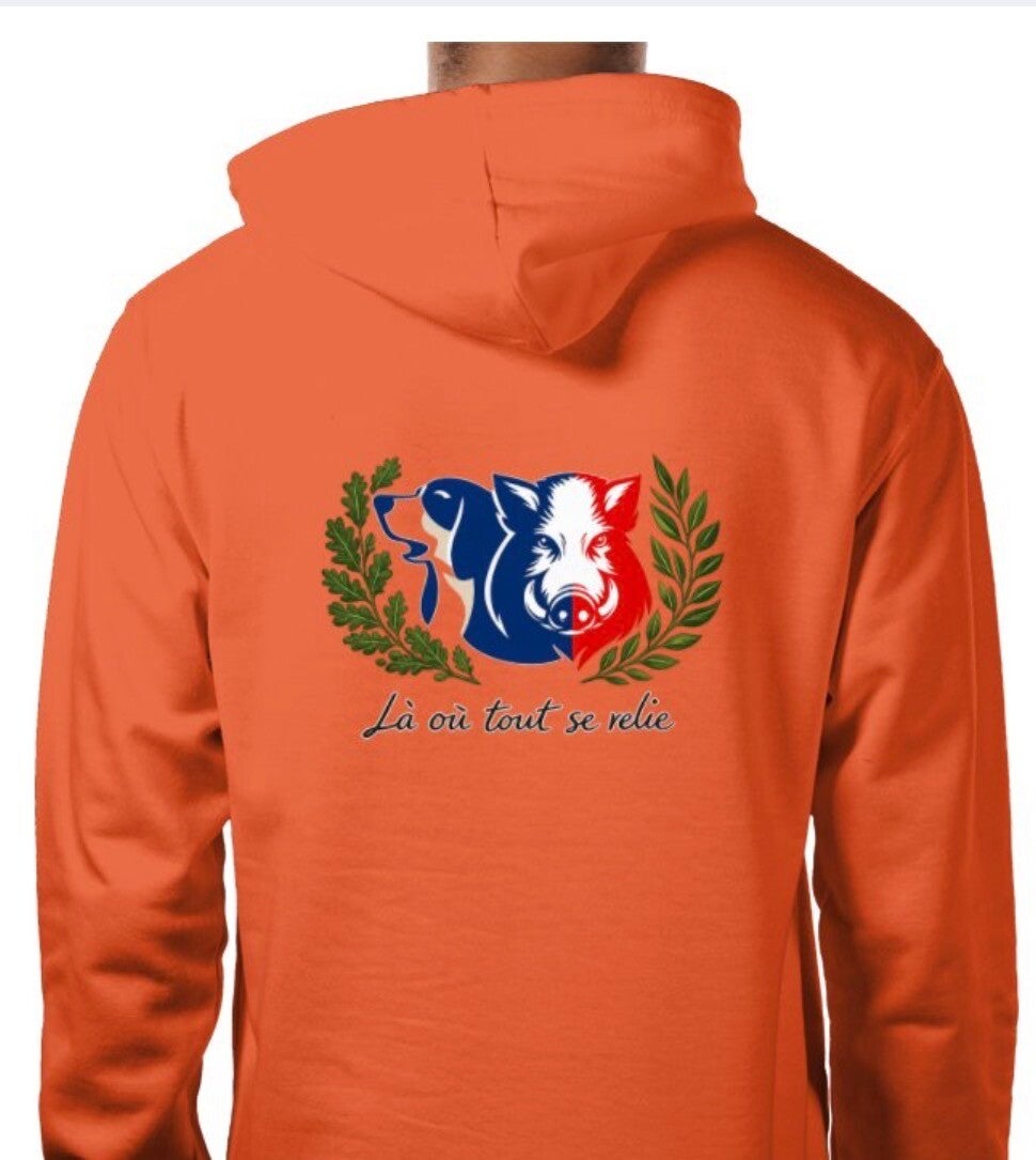 Sweat à capuche « Là où tout se relie »