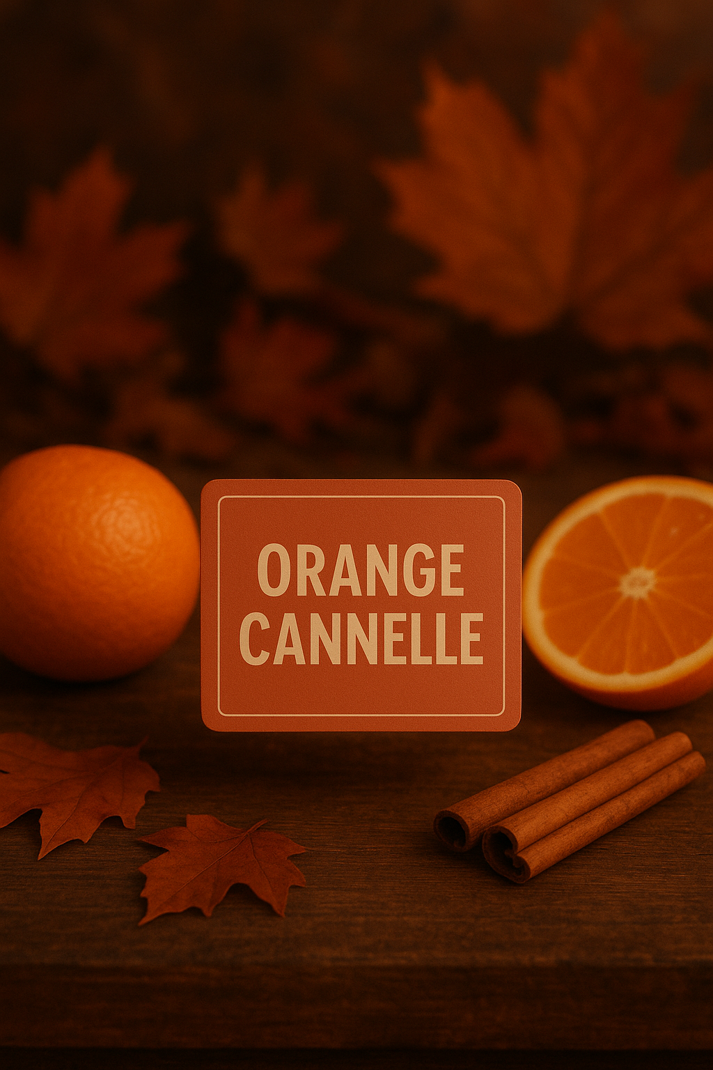 Sachet de 4 fondants orange canelle