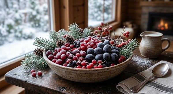 Sachet de 4 fondants baies d'hiver et raisins