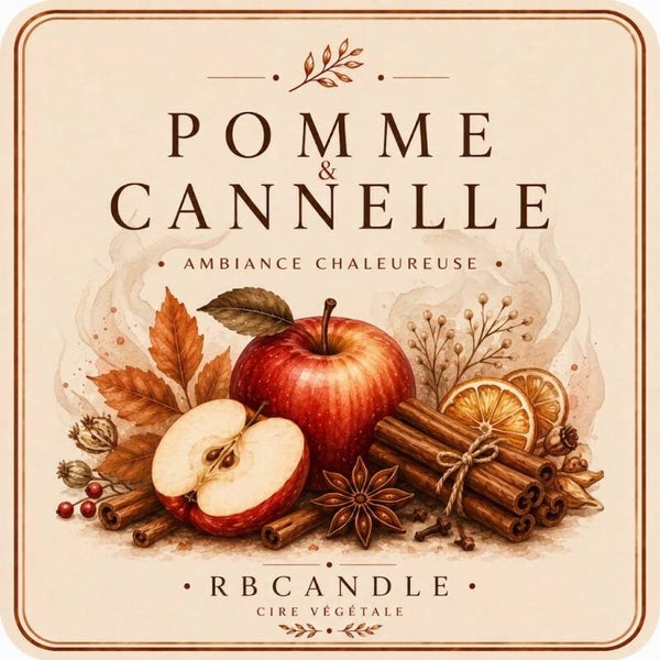 Sachet de 4 fondants pomme cannelle