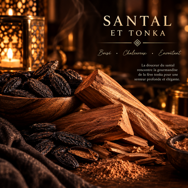 Sachet de 4 fondants santal et tonka