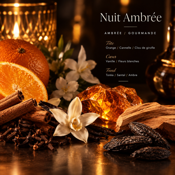 Sachet de 4 fondants nuit ambrée