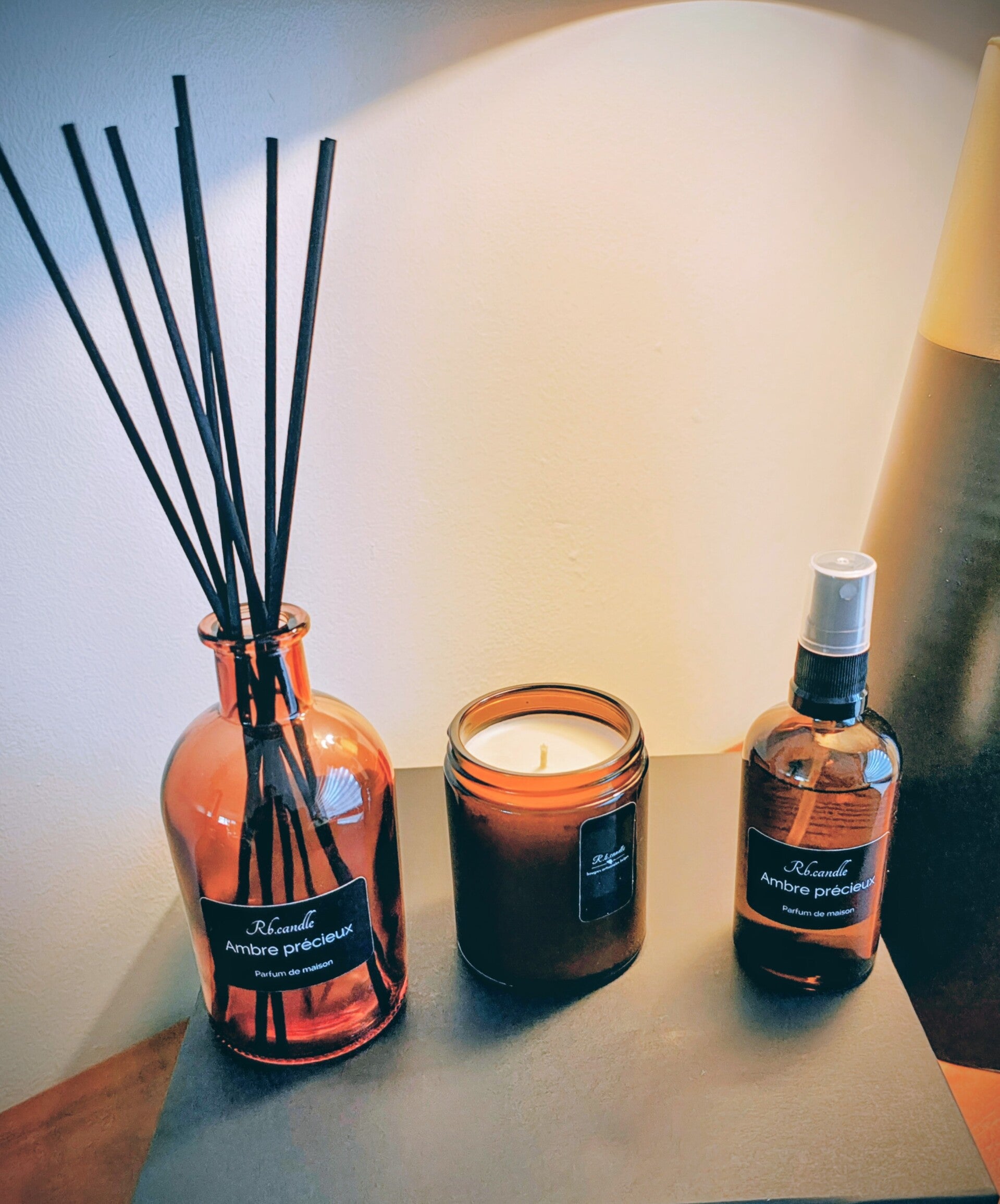 Coffret prestige "ambre précieux"