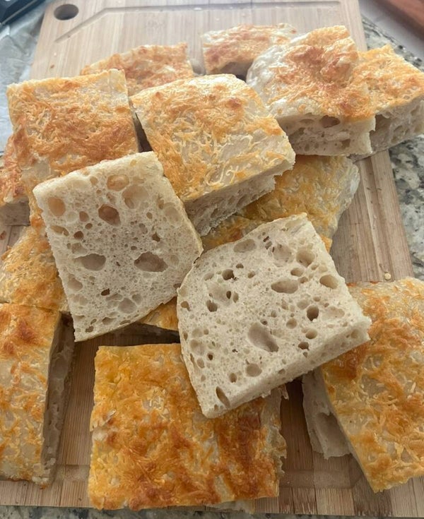Ciabatta Rolls or Focaccia Loaf