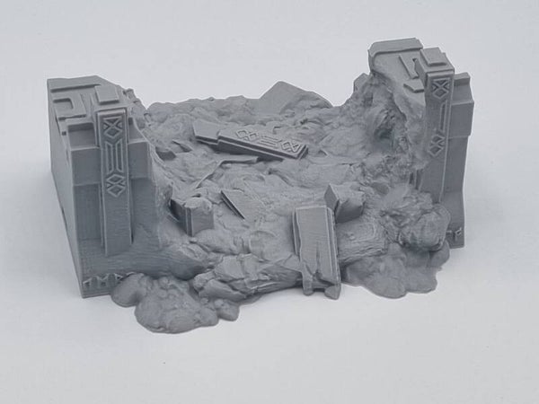 COCR-KD-032-Wall Straight Ruined