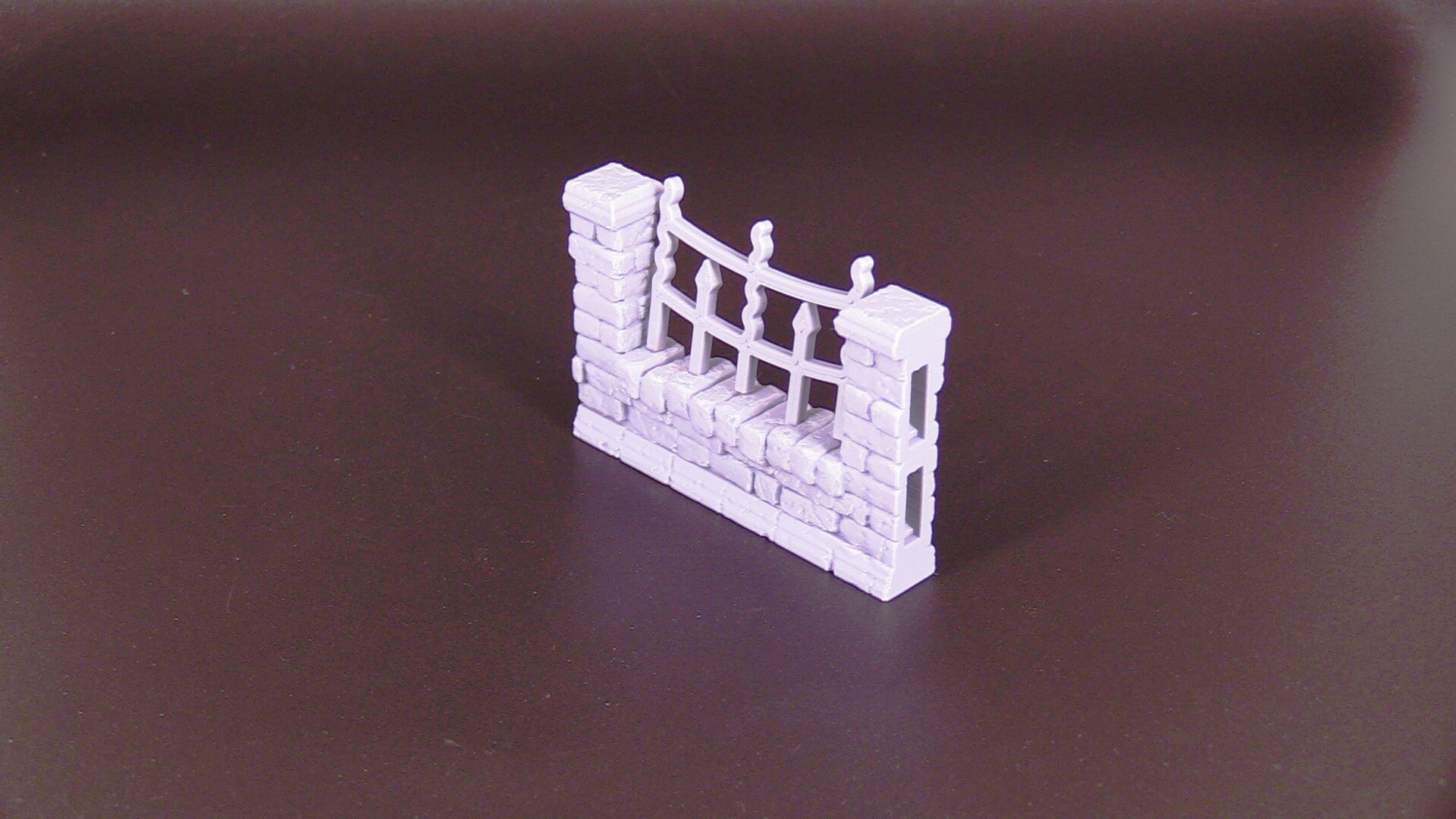 HXG-030-3 Inch Wall + Wrought Iron