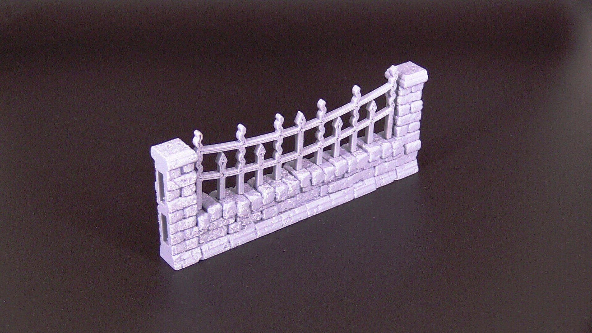 HXG-032-5 Inch Wall + Wrought Iron