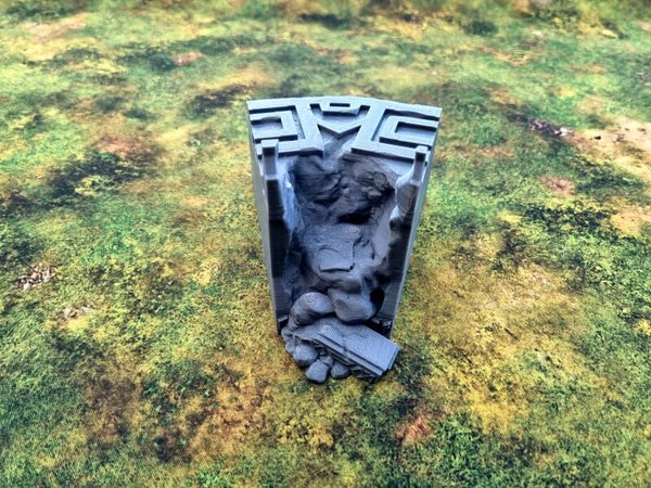 COCR-KD-028-Wall Curve Outwards Damaged